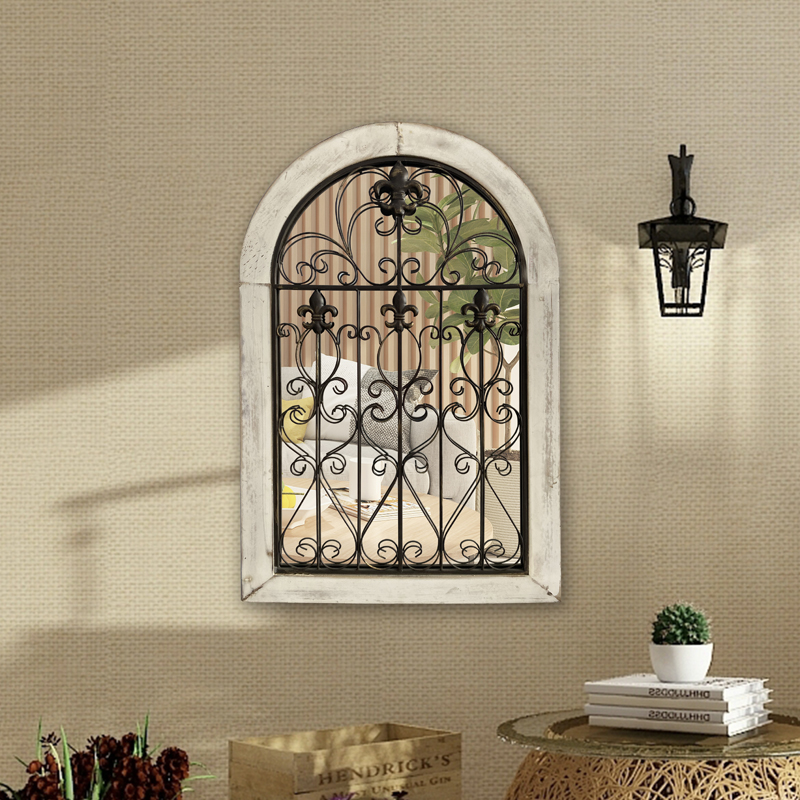 Vintage Arched Window Mirror JX006